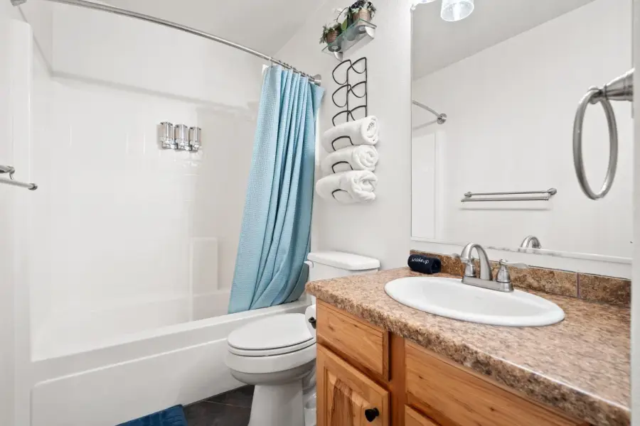 Bathroom #2 is well maintained